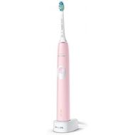 Philips 4300 Series hx6806/04 Adult Rechargeable Sonic Toothbrush Pink Electric Toothbrush (Battery, Integrated Battery, 110 ? 220, Li Ion, State, Pack of 1 (S))