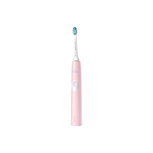 필립스 Philips 4300 Series hx6806/04 Adult Rechargeable Sonic Toothbrush Pink Electric Toothbrush (Battery, Integrated Battery, 110 ? 220, Li Ion, State, Pack of 1 (S))