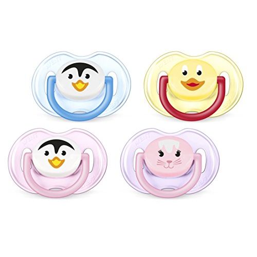 필립스 Philips AVENT BPA Free Animal Pacifier, 0 6?Months, Style and Color May Vary by Philips AVENT