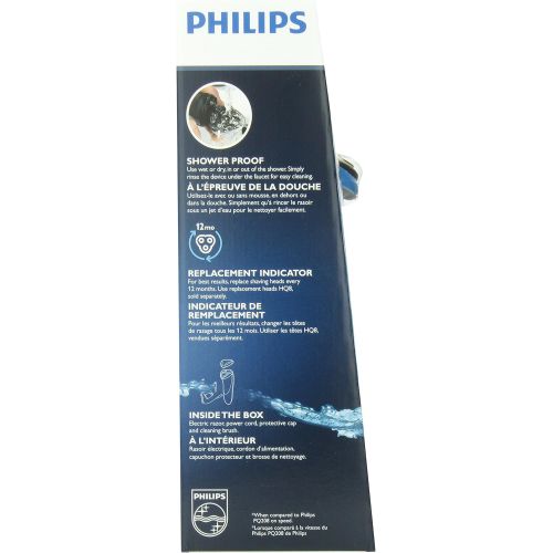 필립스 PHILIPS Rechargeable wet and dry razor with 3 heads.