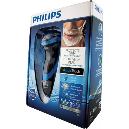 필립스 PHILIPS Rechargeable wet and dry razor with 3 heads.