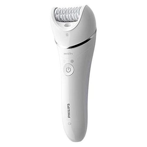 필립스 PHILIPS EEpilateur Wet & Dry BRE710/00 White