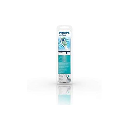 필립스 Philips Sonicare HX9022/07 Original ProResults Plaque Protector Toothbrush Heads White Pack of 2