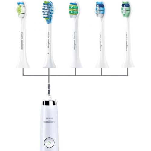 필립스 Philips Sonicare HX9022/07 Original ProResults Plaque Protector Toothbrush Heads White Pack of 2