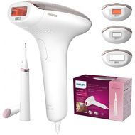 Philips Lumea Advanced IPL Hair Removal Device for Face and Body with 3 Attachments and Skin Tone Sensor + Free Compact Touch Up Trimmer BRI923/00