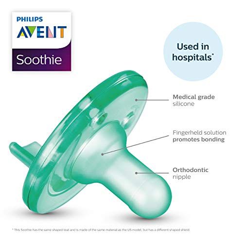 필립스 Philips AVENT 2?Piece BPA Free Soothie Pacifier, 0 3?Months, Vanilla Scented by Philips AVENT