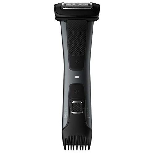 필립스 Philips BG7020/15 Bodygroom 7000 Body Hair Remover for Men, Wet & Dry, Combs Adjustable 3 11 mm, Hypoallergenic Film, Run Time Up to 70 Minutes