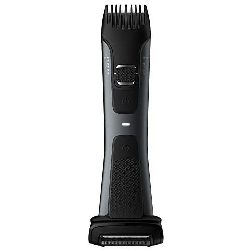 필립스 Philips BG7020/15 Bodygroom 7000 Body Hair Remover for Men, Wet & Dry, Combs Adjustable 3 11 mm, Hypoallergenic Film, Run Time Up to 70 Minutes