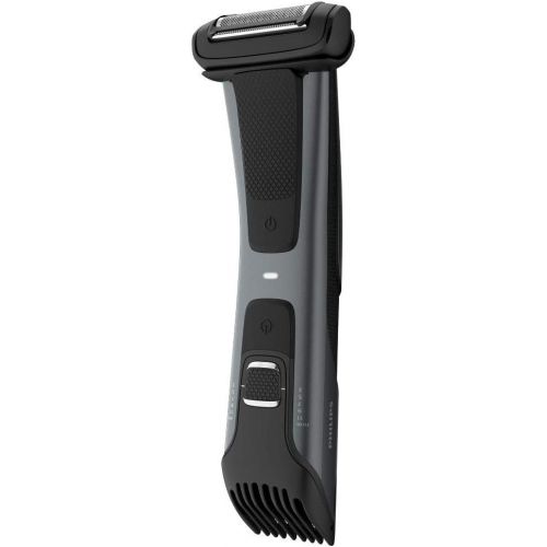 필립스 Philips BG7020/15 Bodygroom 7000 Body Hair Remover for Men, Wet & Dry, Combs Adjustable 3 11 mm, Hypoallergenic Film, Run Time Up to 70 Minutes