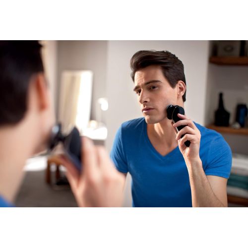 필립스 Philips S8980/13 Electric Wet and Dry Shaver Series 8000 (V Track Precision Trimmer)