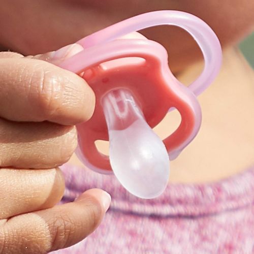 필립스 Philips Avent Ultra Air Soothers for Infants between 6 18 Months Maximum Air Circulation Twin Pack with Motif Girls