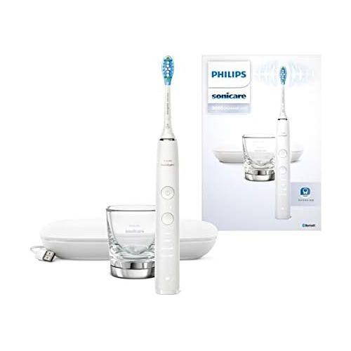 필립스 Philips Hx9911/27 Philips Sonicare Diamondclean 9000 Electric Toothbrush Ideal for Thorough Cleaning with USB Travel Case and Charging Cup Hx9911/27