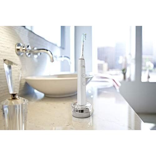 필립스 Philips Hx9911/27 Philips Sonicare Diamondclean 9000 Electric Toothbrush Ideal for Thorough Cleaning with USB Travel Case and Charging Cup Hx9911/27