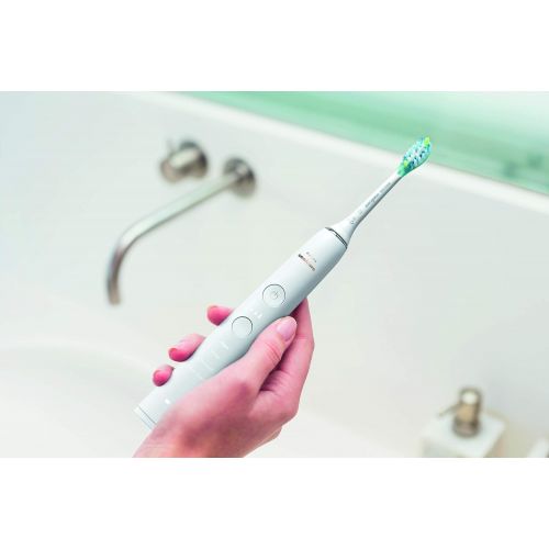 필립스 Philips Hx9911/27 Philips Sonicare Diamondclean 9000 Electric Toothbrush Ideal for Thorough Cleaning with USB Travel Case and Charging Cup Hx9911/27