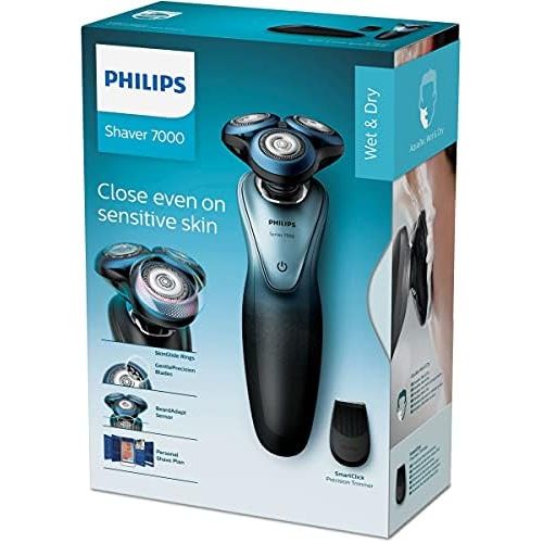 필립스 Philips Rasoio elettrico Wet & Dry S7940/16 Electric Shaver, Black, 1