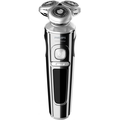 필립스 Philips Series 9000 Prestige Wet & Dry Electric Shaver with Qi Charging Pad, SmartClick Beard Styler and Cleaning Brush SP9863/14