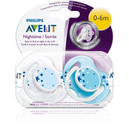 필립스 Philips AVENT Soother Night Time 0???6?m???SCF176/18