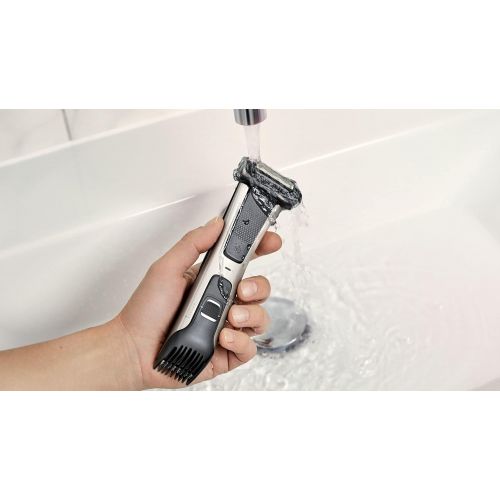 필립스 Philips Body Groomer Series 7000 Shower Proof Ultimate Trimmer for Shaving or Trimming Anywhere Below Neck Wired and Wireless Use BG7025/13