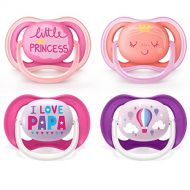 Philips Avent Ultra Air Dummy 2018 Novelty 6 18 Months Set of 4 Princess Includes 2 Sterilised Transport Boxes