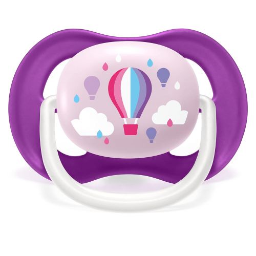 필립스 Philips Avent Ultra Air Dummy 2018 Novelty 6 18 Months Set of 4 Princess Includes 2 Sterilised Transport Boxes