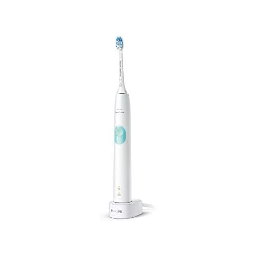 필립스 Philips 4300 Series HX6807/14 Electric Toothbrush for Adults, Sonic Toothbrush, White