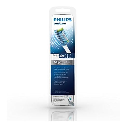 필립스 Philips Original Sonicare Brush Heads Adaptive Clean, White