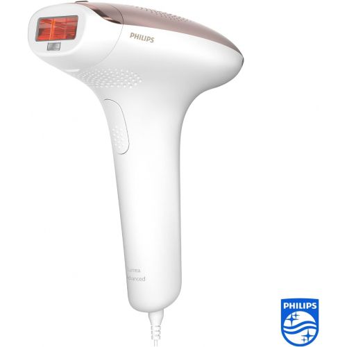 필립스 Philips Lumea Advanced IPL Hair Removal Device BRI922 Light Based Hair Removal for Permanently Smooth Skin Includes 2 Special Attachments for Body & Face and Mini Facial Cleans