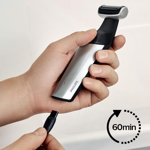 필립스 Philips Series 5000 Body Groomer with Skin Comfort System and Back Attachment