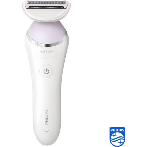 필립스 Philips SatinShave Prestige BRL175/00 womens electric wet and dry shaver, suitable for a gentle and close shave, waterproof, includes attachments for bikini zone, trimming and pedi