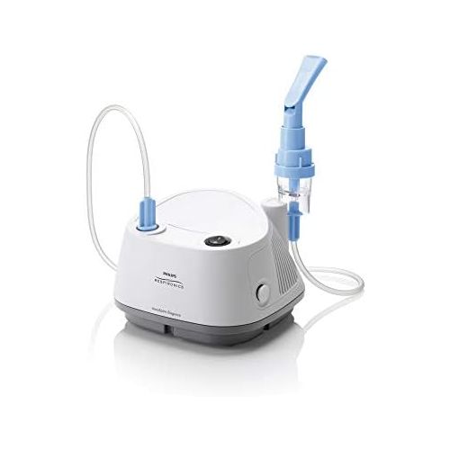 필립스 Philips InnoSpire Elegance Compressor Nebuliser System with Reusable SideStream Nebuliser with Hose, Children and Adult Mask, 4 Replacement Filters and Carry Bag, HHH1300/00