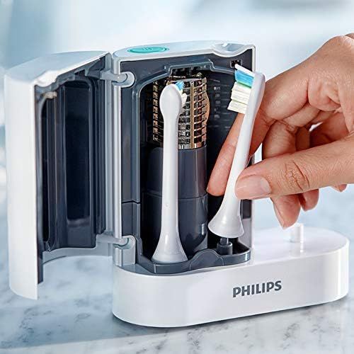 필립스 Philips HX6907/01 UV Cleaner, Built in Charger for Philips Sonicare Toothbrush, White