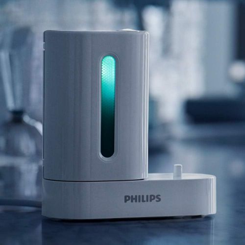 필립스 Philips HX6907/01 UV Cleaner, Built in Charger for Philips Sonicare Toothbrush, White