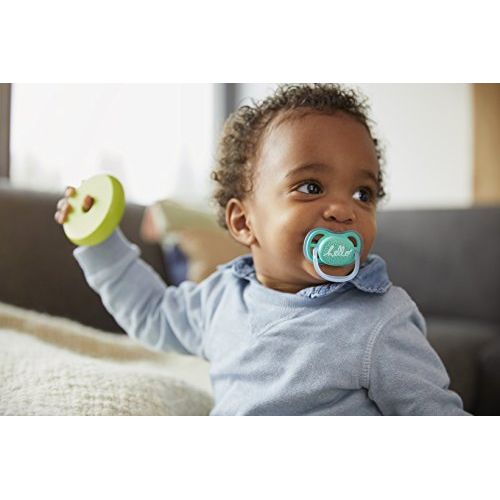 필립스 Philips Avent Ultra Air Soothers for Infants between 6 18 Months Maximum Air Circulation Twin Pack with Motif Boys