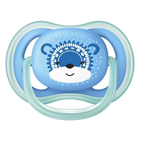 필립스 Philips Avent Ultra Air Soothers for Infants between 6 18 Months Maximum Air Circulation Twin Pack with Motif Boys