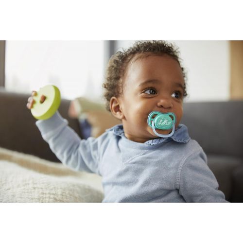 필립스 Philips Avent Ultra Air Soothers for Infants between 6 18 Months Maximum Air Circulation Twin Pack with Motif Boys