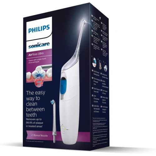 필립스 Philips Sonicare AirFloss Ultra HX8438/01 Interdental Cleaning System with 2 Nozzles