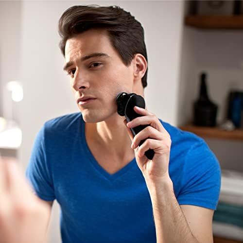 필립스 Philips Series 9000 Electric Wet and Dry Shaver S9721/41, Thorough & Gentle Shave, Ideal for 3 Day Beard, 60 Minutes Running Time, Incl. Beard Styler