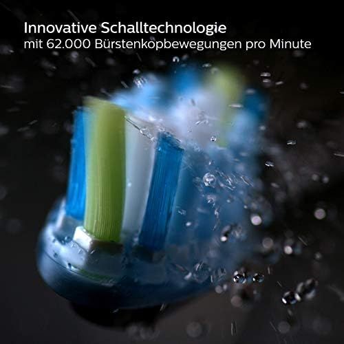 필립스 Philips Sonicare Diamondclean 9000 Electric Toothbrush Sonic Toothbrush with 4 Cleaning Programmes, Timer, USB Travel Charging Case & Charging Glass