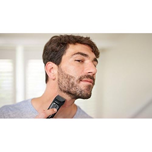 필립스 Philips mg3730/15 Beard and Precision Travel Trimmer 8 in 1 Self Sharpening Blades with Bag