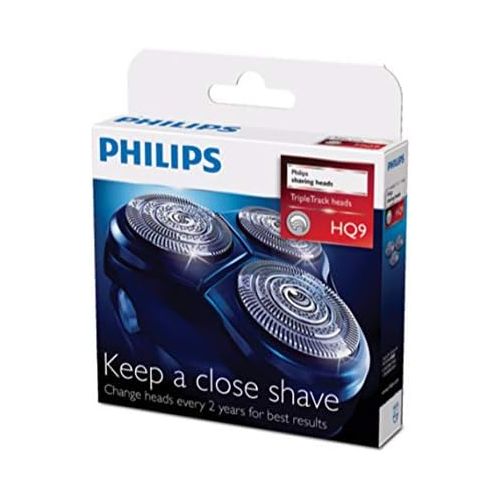 필립스 Philips hq9/50 hq9/40 hq9/52 Philishave Norelco triple track 3 replacement shaving heads for Speed XL and Smart Touch XL cutters and foils (does not include head frame) by Philips