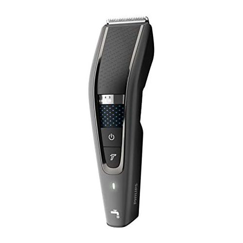 필립스 Philips HC7650 / 15, Hair clipper for home with 28 length settings, 3 Comb attachments, Turbo mode, hairdressing cap, crest, scissors and traveling trees 90min battery life