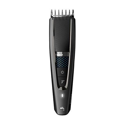 필립스 Philips HC7650 / 15, Hair clipper for home with 28 length settings, 3 Comb attachments, Turbo mode, hairdressing cap, crest, scissors and traveling trees 90min battery life