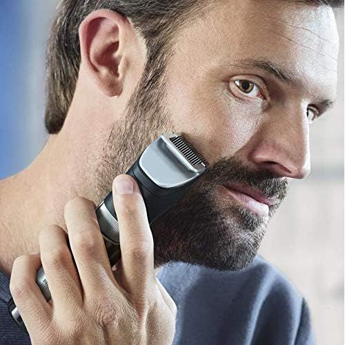 필립스 Philips Series 9000 Prestige Beard Trimmer Set Including OneBlade & Travel Case BT9810/90 Beard Trimmer, Trimmer, Ultimate Precision, Even Results, Durable Steel, Gifts for Men