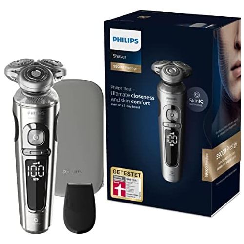 필립스 PHILIPS SP9820/18 Series 9000 Prestige Wet and Dry Electric Shaver with NanoTech Precision Blades