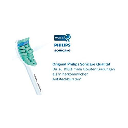 필립스 Philips Sonicare original brush head ProResults HX6014 / 07, up to 2x more plaque removal, pack of 4, standard, white