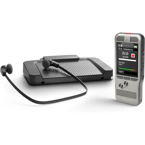 필립스 Philips DPM6700 Digital Pocket Memo Dictation and Transcription Starter Kit DPM 6700