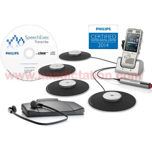 필립스 Philips DPM8900DT Complete Digital Conference Recording & Transcription Kit,