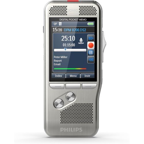 필립스 Philips DPM800001 Digital Pocket Memo with Speech Exec Pro Dictation Software and SR Module