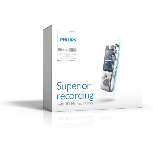 필립스 Philips DPM-8000 Professional Digital Pocket Memo with Cradle and Speechexec Pro Software