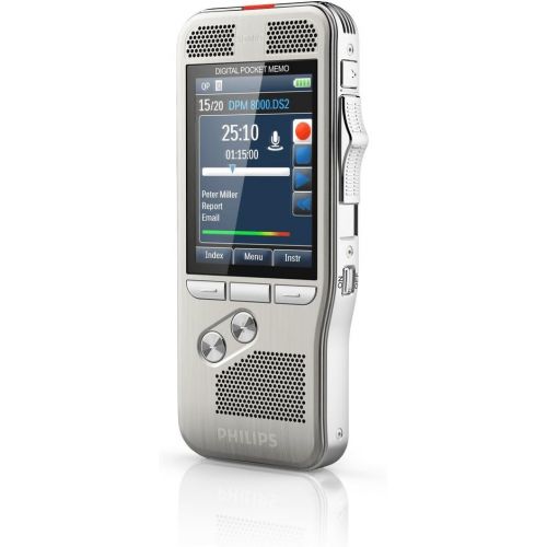 필립스 Philips DPM-8000 Professional Digital Pocket Memo with Cradle and Speechexec Pro Software